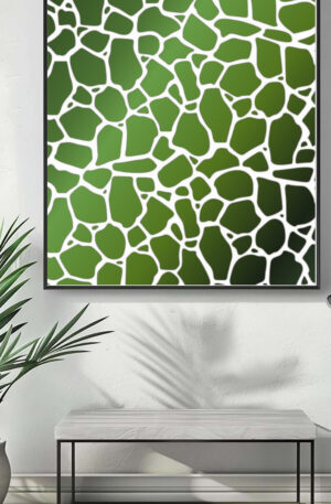 Naturstein-Optik – Effekt-Schablone - 4 Größen