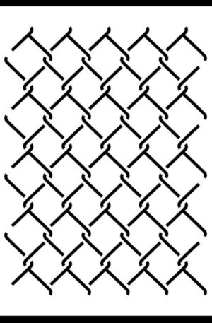 Geometrisches Netz – Minimalistische Netz - Muster-Schablone - 4 Größen