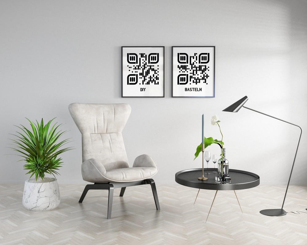 Kreatives QR-Code Kunstdesign – DIY Edition - 4 Größen – Bild 2