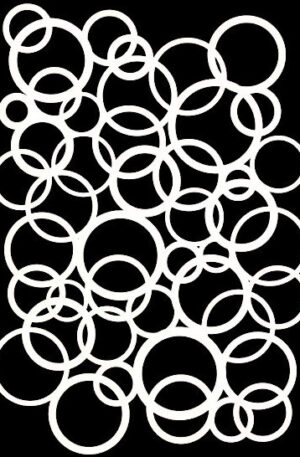 Kreiszauber – Overlapping Circles Schablone - 4 Größen