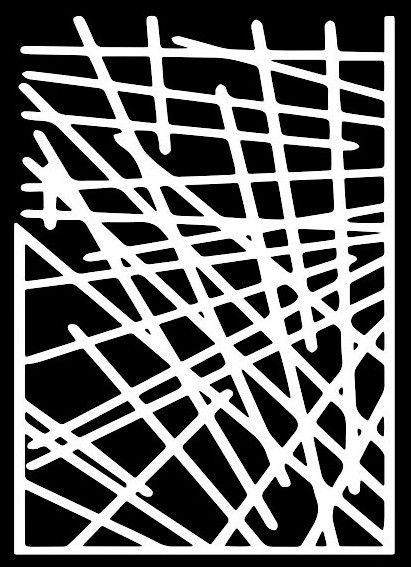 Crossed Lines – Dynamisches Linienmuster - 4 Größen