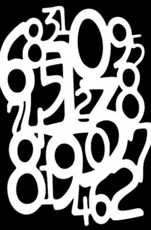 Creative Numbers – Künstlerische Zahlenschablone - 4 Größen