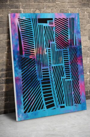 Modern Panels – Kreatives Streifenlayout - 4 Größen