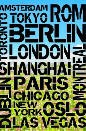 City Mix – Weltstädte Schrift Schablone - 4 Größen