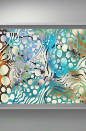 Nature Flow – Organische Punkte & Linien - 4 Größen