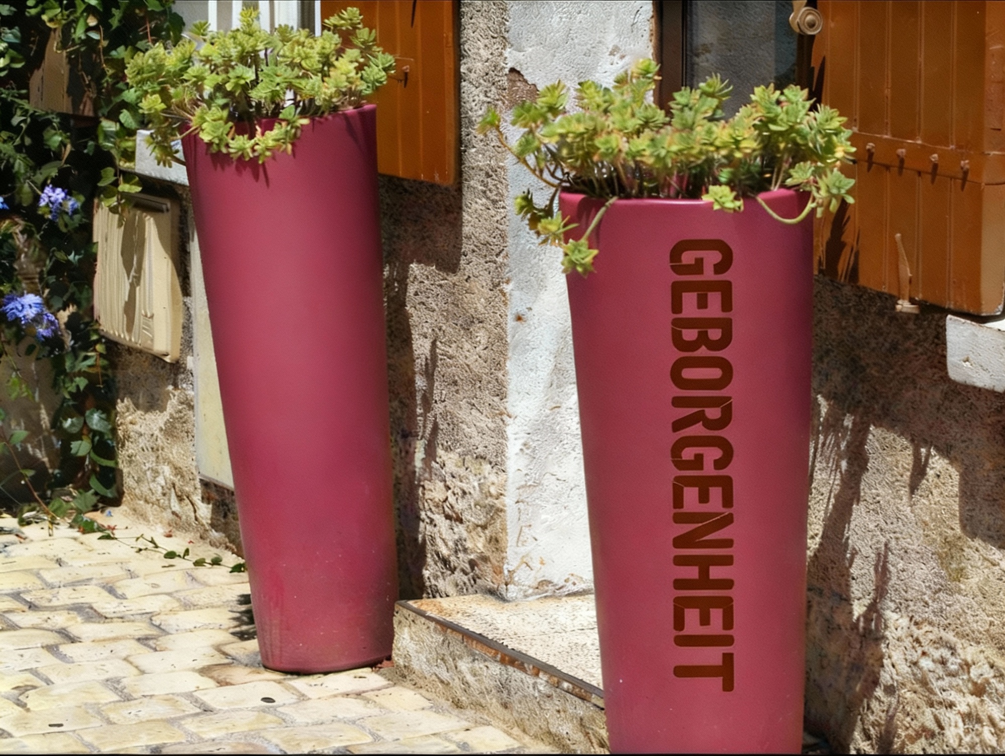 Kreatives QR-Code Kunstdesign - Geborgenheit - 4 Größen – Bild 2